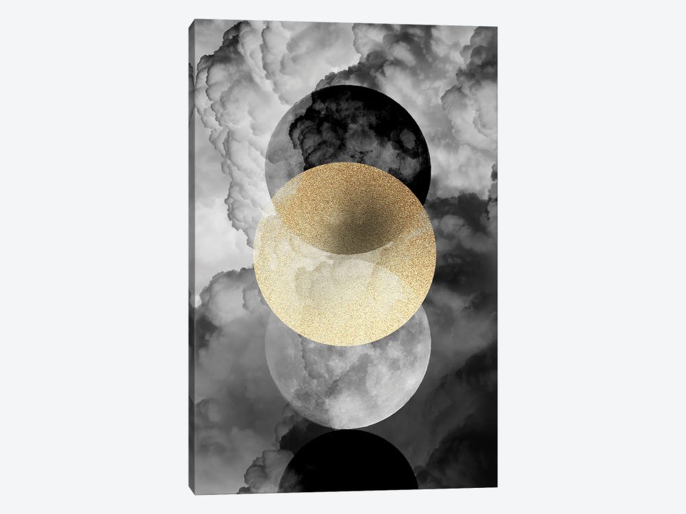 Moonphases In The Clouds by Dominique Vari 1-piece Canvas Art