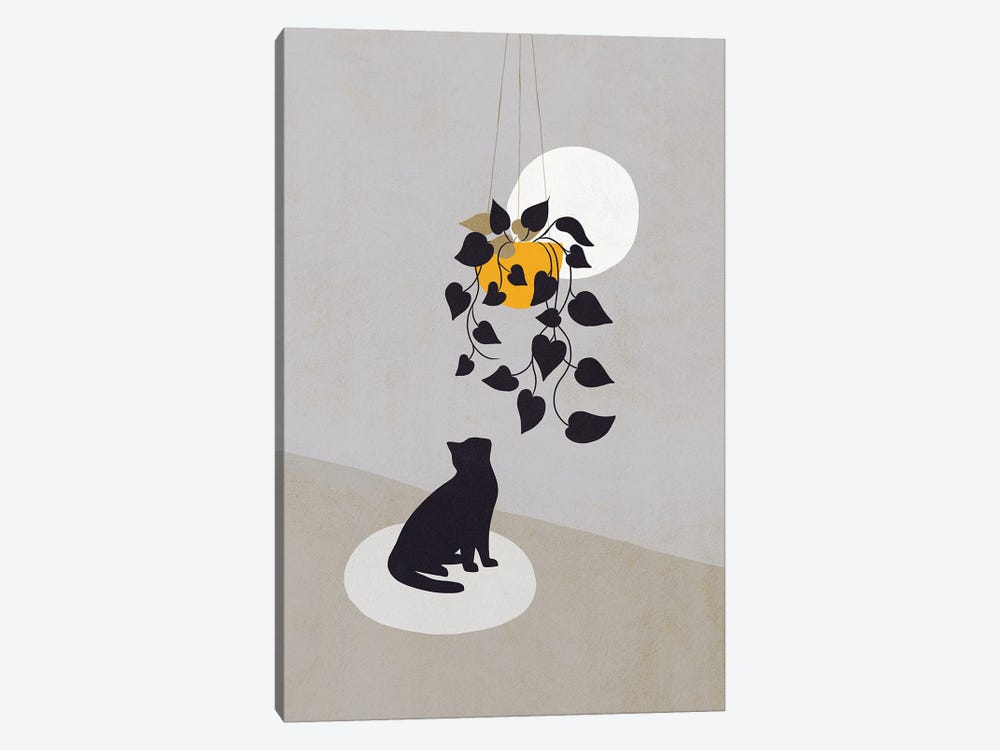 Cats And Nature IIIB by Dominique Vari 1-piece Canvas Artwork