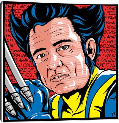 Legends Assemble VIII Canvas Art Print - Wolverine
