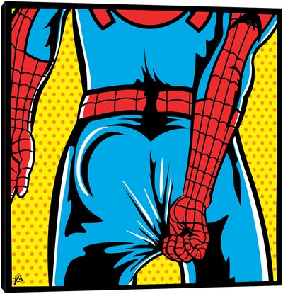 Spider Problem Canvas Art Print - The Avengers