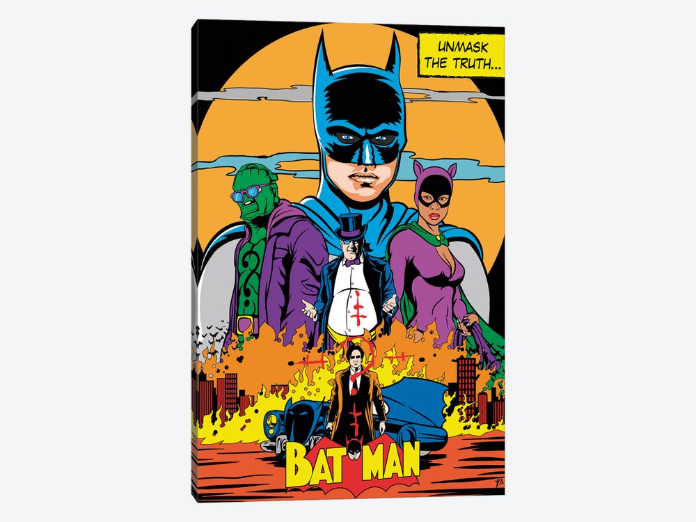 The Batman Classic Comics Poster by Davi Alves 1-piece Art Print