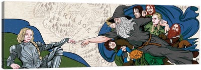 The Creation Of Expectation Canvas Art Print - The Lord Of The Rings