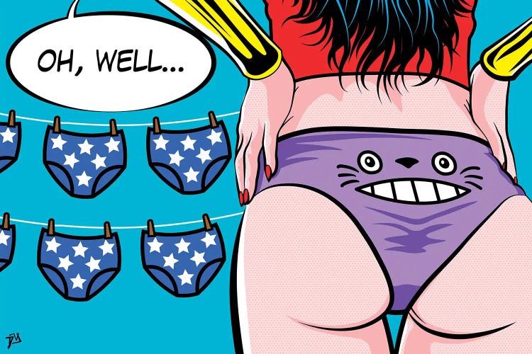 Wonder Panties by Davi Alves wall art