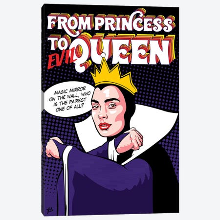 From Princess to (Evil) Queen Canvas Print #DVV60} by Davi Alves Canvas Wall Art