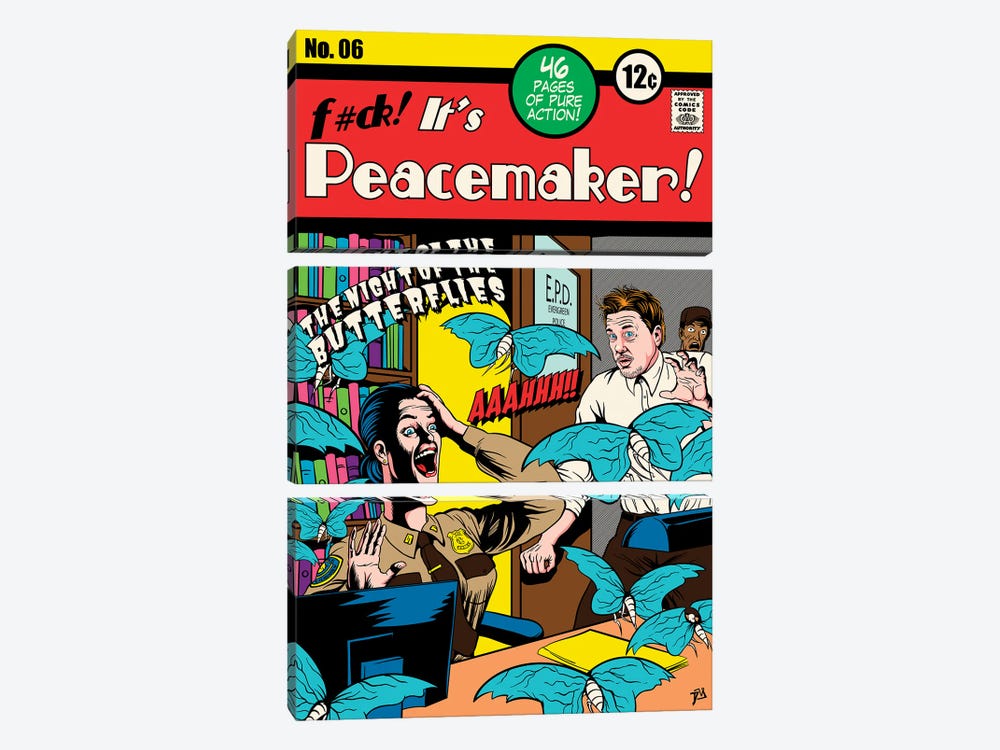 Peacemaker VI by Davi Alves 3-piece Canvas Wall Art
