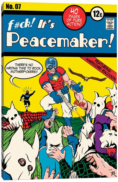 Peacemaker VII Canvas Art Print - Comic Books