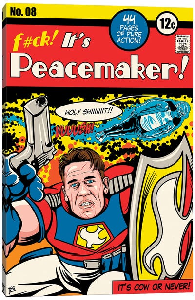 Peacemaker VIII Canvas Art Print - Comic Book Art