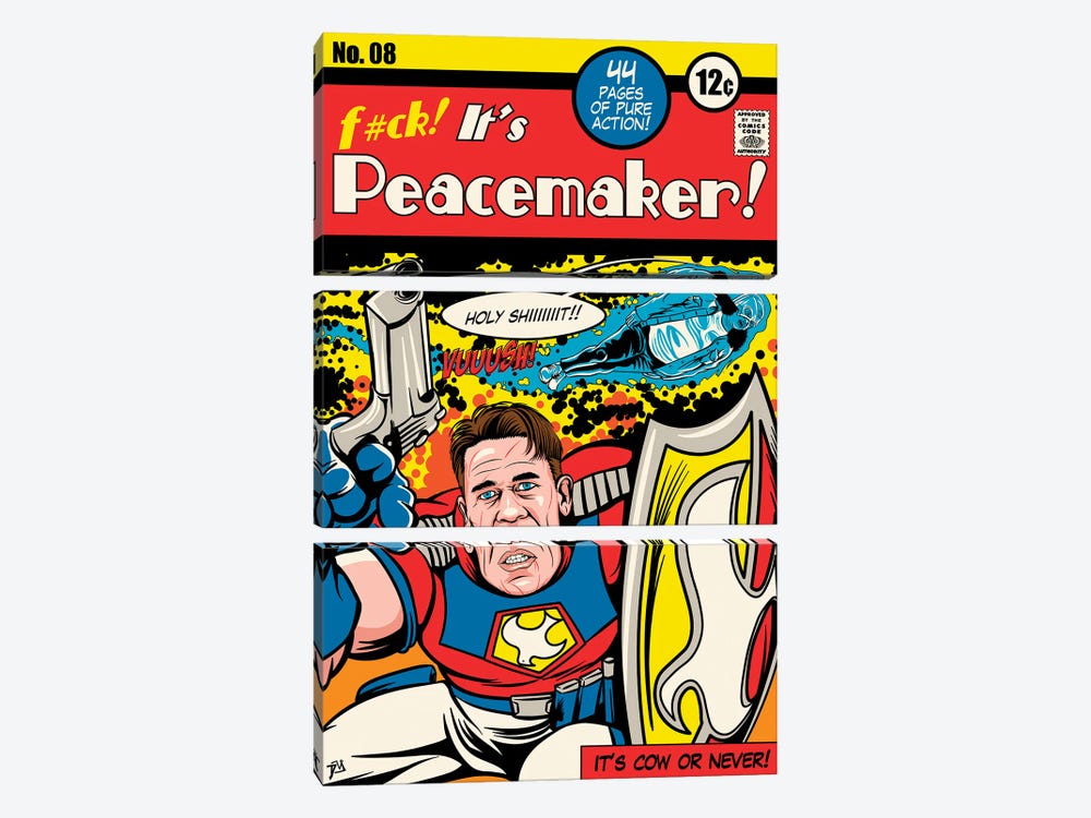 Peacemaker VIII by Davi Alves 3-piece Canvas Wall Art