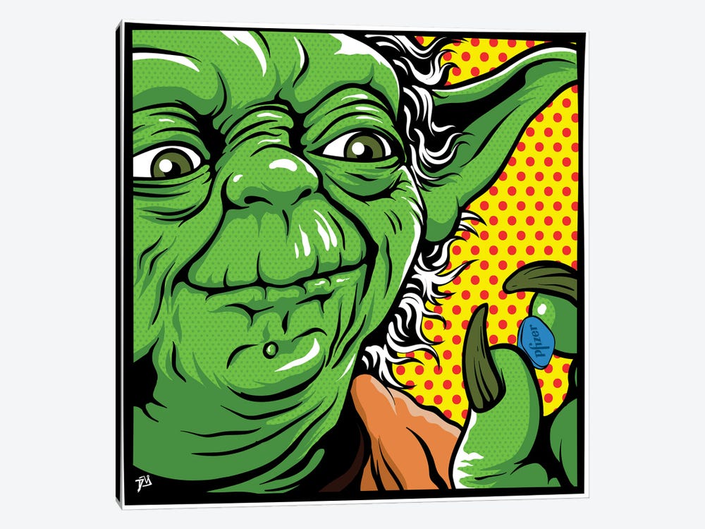 May The Force... by Davi Alves 1-piece Canvas Wall Art