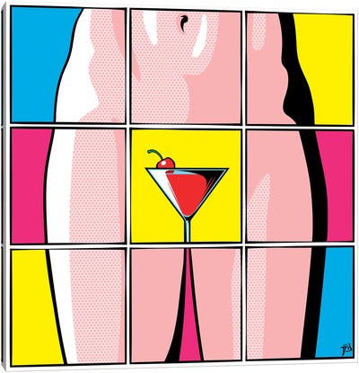 A Drink, Please Canvas Art Print - Davi Alves