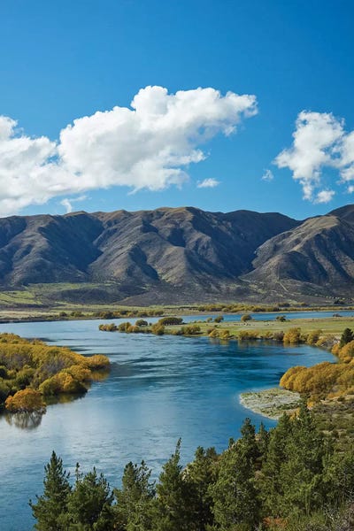 Oceania: Fisherman's Bend, Waitaki Valley, North Otago, South Island, New Zealand I by David Wall