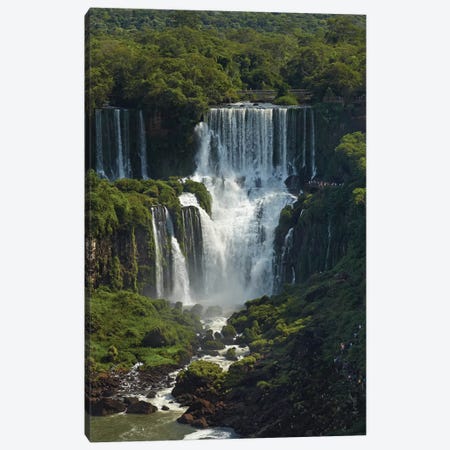Iguazu Falls, Argentina, seen from Brazil side Canvas Print #DWA24} by David Wall Art Print