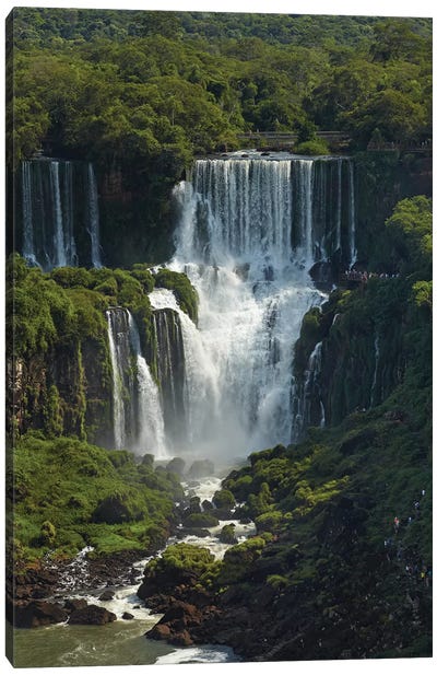 Iguazu Falls, Argentina, seen from Brazil side Canvas Art Print