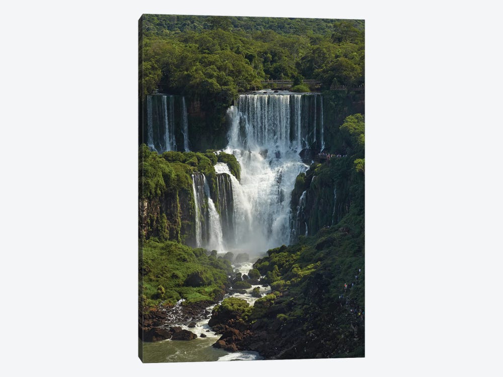 Iguazu Falls, Argentina, seen from Brazil side by David Wall 1-piece Canvas Artwork