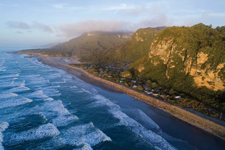Punakaiki, Paparoa National Park, West Coast, South Island, New Zealand by David Wall wall art