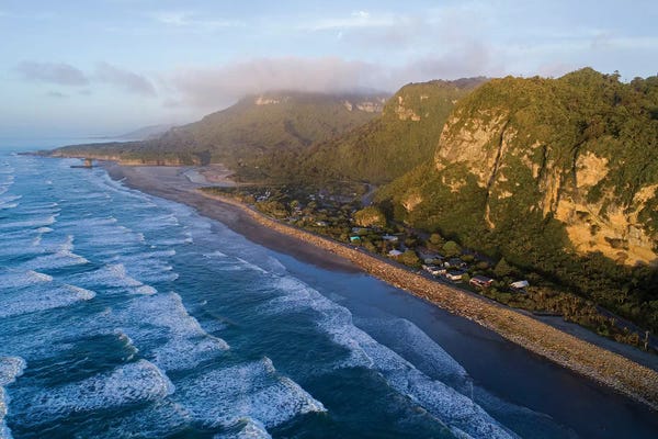 David Wall: Punakaiki, Paparoa National Park, West Coast, South Island, New Zealand by David Wall