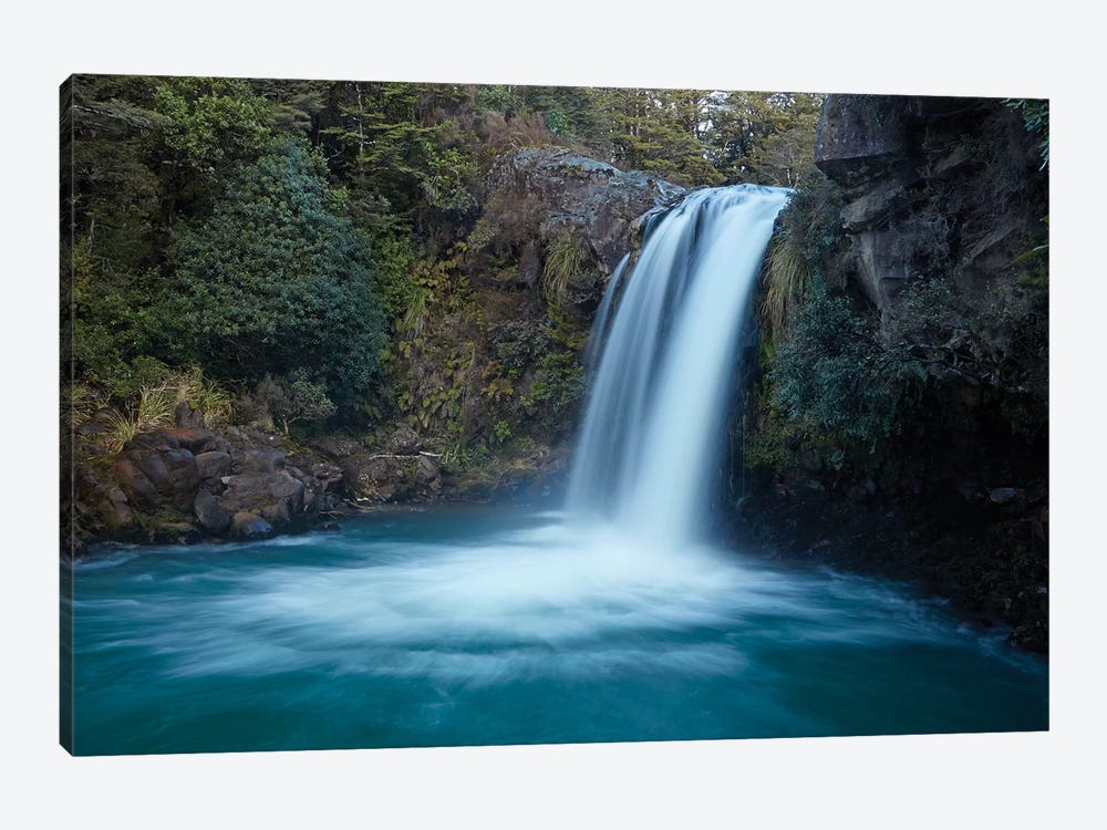 Tawhai Falls, Whakapapanui Stream, Tongariro National Park, Central Plateau, North Island, New Zealand by David Wall 1-piece Art Print