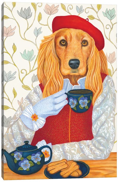Afternoon Tea Canvas Art Print - Dawna Boehmer