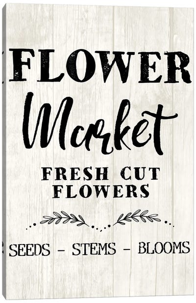 Flower Market Canvas Art Print