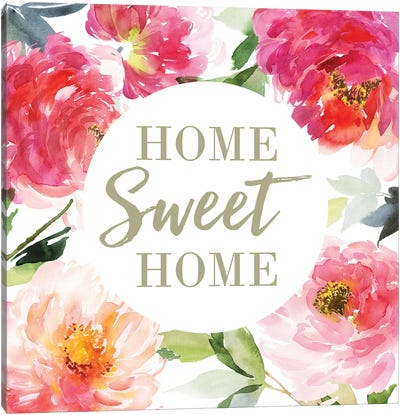 Home Sweet Home Canvas Art Print