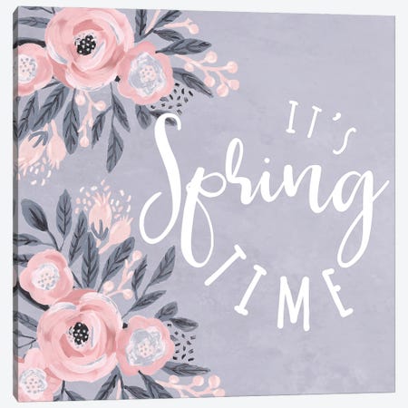 It's Spring Time Canvas Print #DWD28} by Dogwood Portfolio Canvas Art Print
