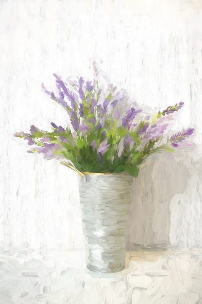 Lavender On White