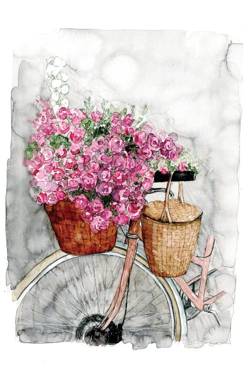 Bicycle In Spring by Dogwood Portfolio wall art