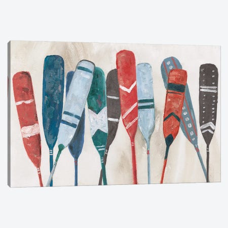 Pattern Paddles Canvas Print #DWD59} by Dogwood Portfolio Canvas Art
