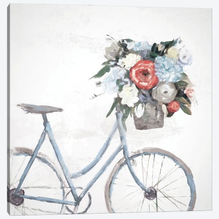Bicycle Reflections Canvas Print #DWD5} by Dogwood Portfolio Canvas Artwork