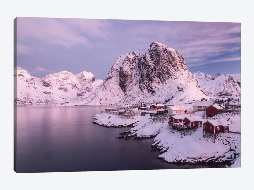 Lofoten Islands, Moskenesoya, Sakrisoy, Norway. by Deborah Winchester 1-piece Art Print