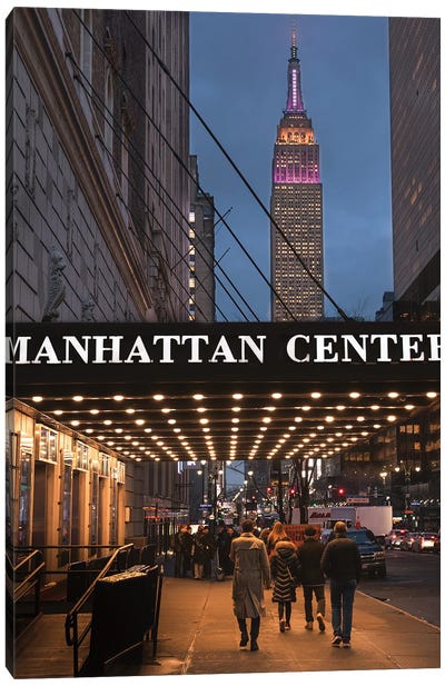 The Manhattan Center Canvas Art Print - Novelty City Scenes