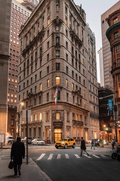 5pm In The Financial District by Dylan Walker art print