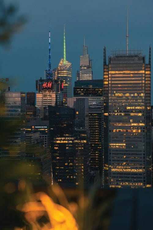 Skyscrapers And Blue Hour