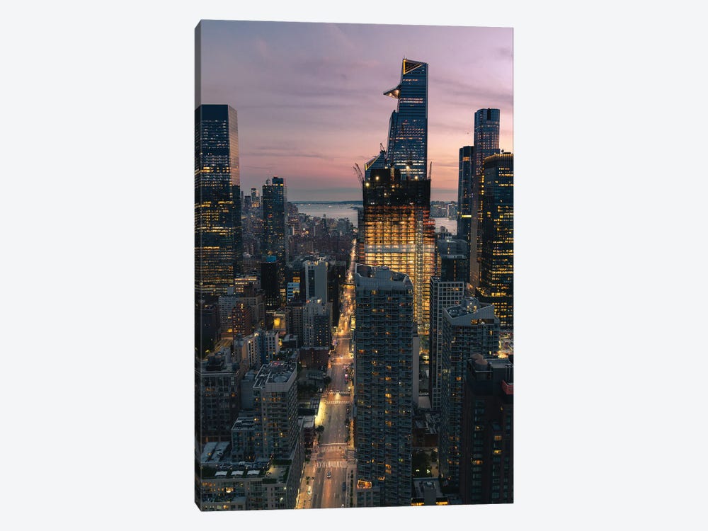 Cotton Candy Skies In Nyc by Dylan Walker 1-piece Canvas Artwork