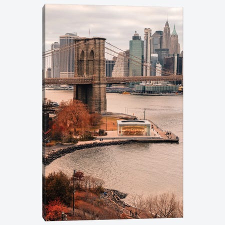 Fall Colors In New York City Canvas Print #DWK27} by Dylan Walker Art Print
