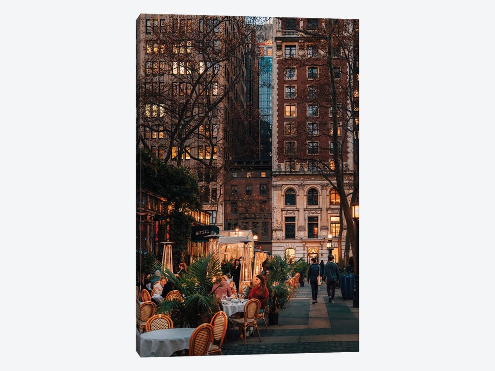 November In Bryant Park, New York by Dylan Walker 1-piece Canvas Art