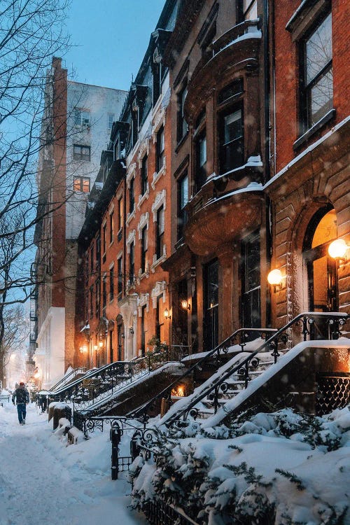 Snowy Night In Brooklyn Heights