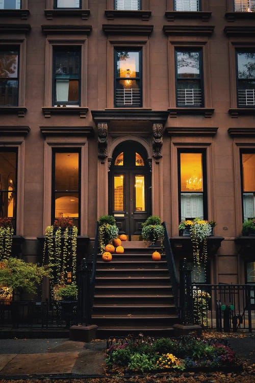 October Stoops Of Brooklyn