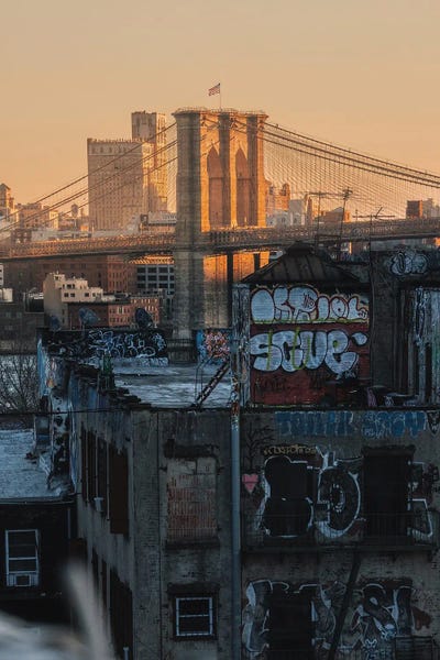 Dylan Walker: Brooklyn Bridge Graffiti by Dylan Walker