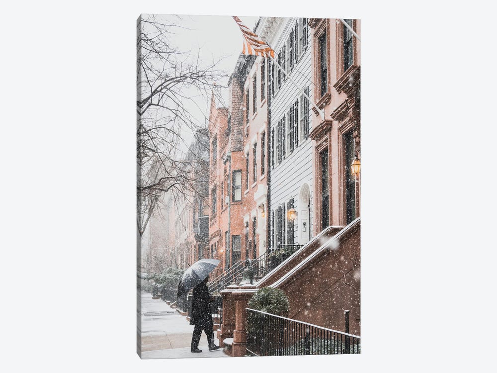 Brooklyn Heights During A Blizzard by Dylan Walker 1-piece Canvas Art Print