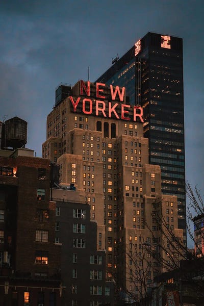 Blue Hour At The New Yorker by Dylan Walker canvas print