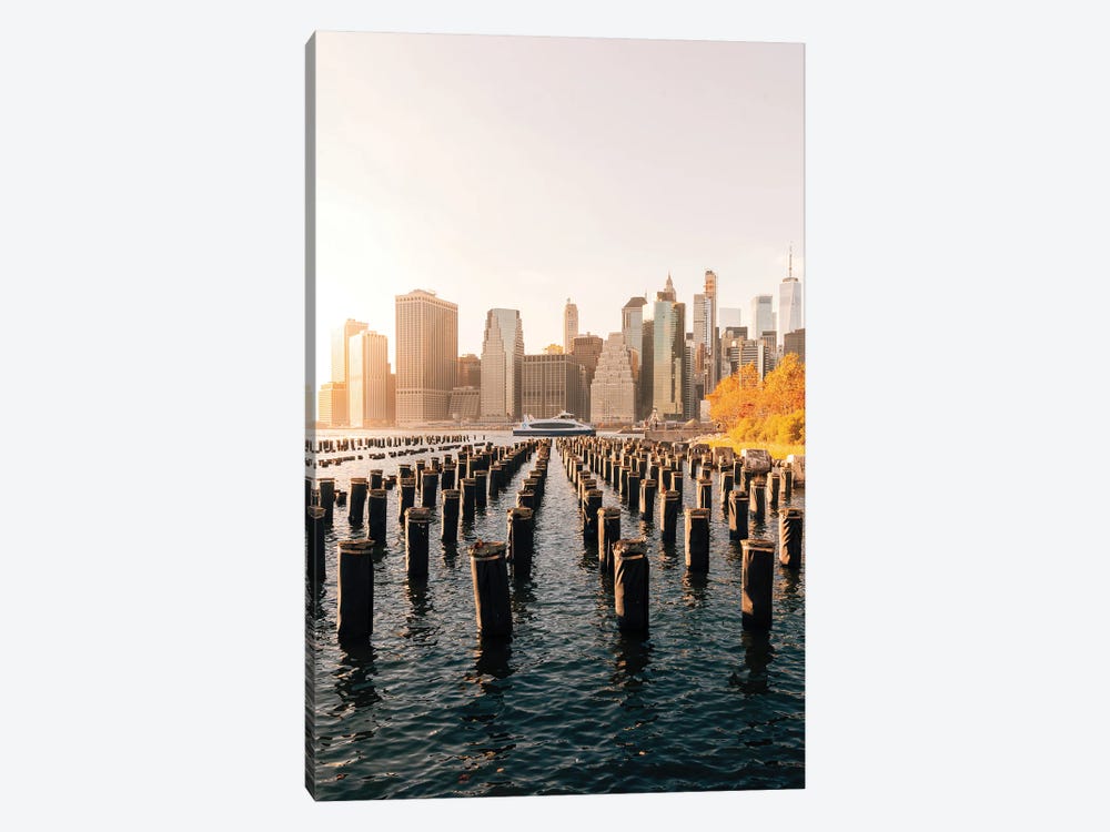 Fall Sunset On The East River by Dylan Walker 1-piece Canvas Wall Art