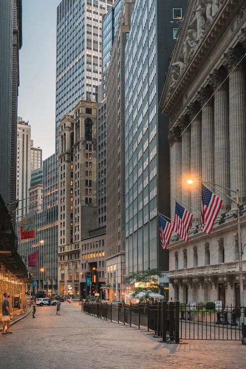 Quiet Night On Wall Street