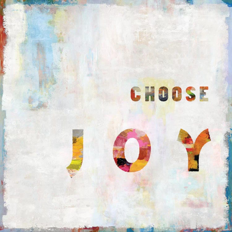 Choose Joy In Color by Jamie MacDowell wall art