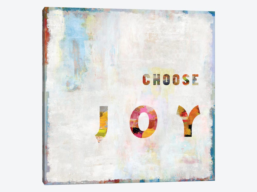 Choose Joy In Color by Jamie MacDowell 1-piece Canvas Print