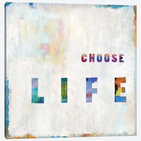 Choose Life In Color Canvas Print #DWL13} by Jamie MacDowell Canvas Artwork