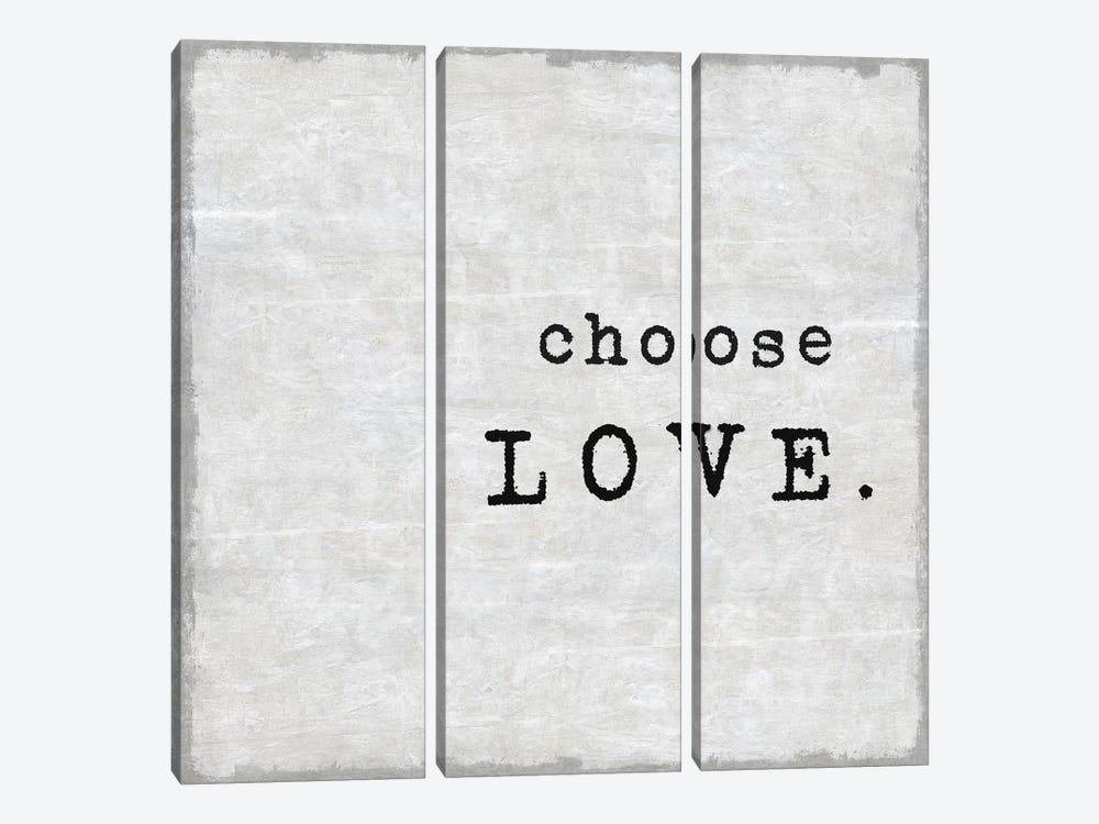 Choose Love by Jamie MacDowell 3-piece Canvas Artwork