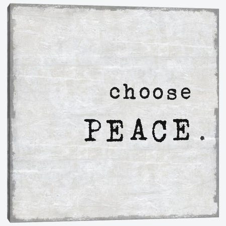 Choose Peace Canvas Print #DWL16} by Jamie MacDowell Art Print