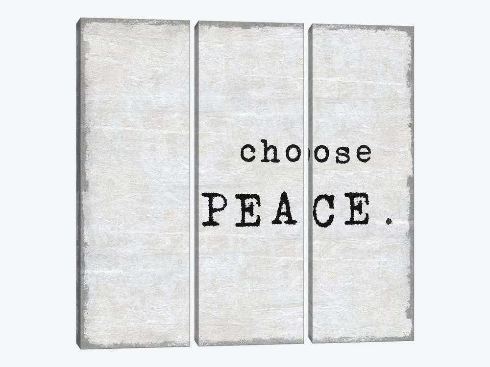 Choose Peace by Jamie MacDowell 3-piece Canvas Artwork