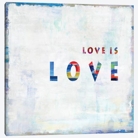 Love Is Love In Color Canvas Print #DWL25} by Jamie MacDowell Canvas Art